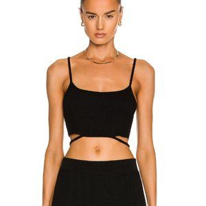 JONATHAN SIMKHAI STANDARD Elliana Everyday Rib Cropped Top